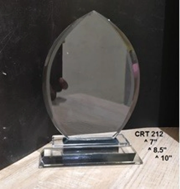 CRT 212 Crystal Awards and Trophies  - 9, Bangalore 24 hrs up to 72 hours / Other Cities 4 to 7 days.